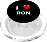 T-shirt avec inscription « I Love RON » PopSockets PopGrip pour MagSafe