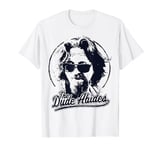 The Big Lebowski The Dude Abides Sketch Portrait Logo T-Shirt