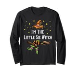 Im the Little Sis Witch Halloween Matching Group Costume Long Sleeve T-Shirt