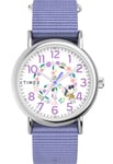 Timex Weekender X Peanuts In Bloom TW2V77900 - Hvid kvarts dameur