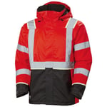 Helly Hansen Workwear UC-ME 71355_169 Talvitakki huomioväri, punainen/musta Huomioväri, Punainen/Musta