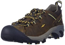KEEN Homme Targhee 2 Waterproof Chaussure de randonnée, Cascade Brown/Golden Yellow, 43 EU