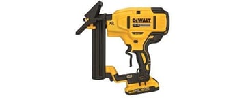 Dewalt KRAMPEPISTOL 18GA XR 18V BØRSTELØS 2,0AH - FOR GULV Komplett