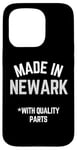 Coque pour iPhone 15 Pro Made In Newark - Slogan amusant Born In Newark