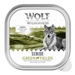 Wolf of Wilderness Senior - Duo Protein 6 / 24 x 300 g portionsformar - Ekonomipack: 24 x 300 g: Green Fields - lamm & kyckling