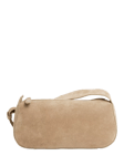 Flattered Tuna Suede Shoulder Bag, Sand