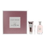 Coach Womens Ladies Dreams Eau De Parfum 90ml, Body Lotion 100ml + 7.5ml Gift Set - - NA - Size 90ml, 100ml + 7.5ml