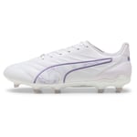 PUMA King Pro Fg/ag Brilliance - Vit/spring Lavender Dam Limited Edition, storlek 36