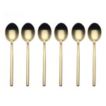 Mepra 108044107 Set 6 Cuillère Café Due Ice Oro