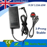 For Hp Laptop Charger Blue Tip 19.5v 3.33a 65w Compatible Adapter Uk