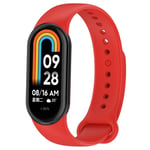 Bekvämt Xiaomi Mi Band 8 klockarmband - Rött