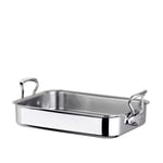 Mauviel - Roasting Pan Cook Style Steel - 35 x 25 x 7 cm - Ovnsformer - Sølv