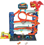 Hot Wheels Ultimate Garage 2 Cars Included Super Garage Playset