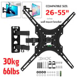 Swivel TV Wall Mount Bracket For 26 32 40 42 50 52 55 Inch 3D LCD LED Plasma UK