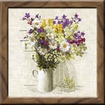 RIOLIS RI-924 Fleurs des Champs Kit de Broderie au Point de Croix Multicolore 45 x 45 cm