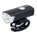 Cykel Cykelljus USB Led Uppladdningsbar Set Mtb Road Bike Fram Bak Strålkastare Lampa Ficklampa Cykelljus Cykeltillbehör Black Front Light