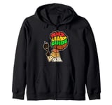 Afro Teacher African American Inspirational Word Cloud Zip Hoodie