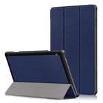 Lenovo Tab M10 TB-X605F Tri-Fold PU Case Navy