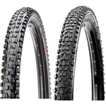 Maxxis Minion DHF Folding Dual Compound Exo/tr Tyre - Black, 29 x 2.30-Inch & Aggressor Folding Dual Compound Exo/tr Tyre - Black, 29 x 2.30-Inch