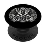 Gothique Occulte Baphomet Goth Dark Magic Punk Rock Death Metal PopSockets PopGrip Adhésif