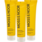 Moss & Noor After Workout Shower Gel Clean Eucalyptus 3-pack