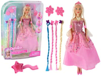 Leantoys Pink Lucy Princess Hårtillbehör För Dockor