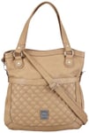 s.Oliver (Bags) Casual Quilted, Shoppers Femme - Beige - Beige (Beige 8415), 39x37x13 cm (B x H x T) EU