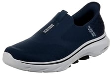 Skechers Homme Go Walk 7 Easy on 2 Basket, Bleu Marine, 44 EU