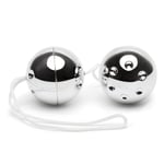 Lovehoney Jiggle Love Balls - Kegel Ben Wa Love Eggs Sex Toy - Silver - 56g