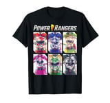 Power Rangers Holding Helmets T-Shirt