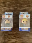 Funko Pocket POP Bo Peep  Buzz Lightyear Keychain Toy Story 4 Disney Pixar