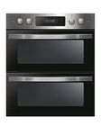 Candy Fci7D405X Built In Double Oven With Easy Clean Enamel - Black Glass With Stainless Steel - Oven With Installation