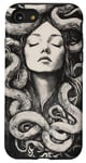 Coque pour iPhone SE (2020) / 7 / 8 Lilith Medusa Serpent Cobra Snake Mythologie grecque