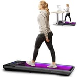 Sportstech Swalk Walking Pad & Tapis de Course éclairé par LED - pour la Maison & Le Bureau - Tapis de Course avec Vitesse réglable jusqu'à 6 km/h