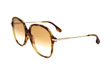 Lunettes de Soleil Victoria Beckham VB613S 222 BLONDE HAVANA 59/15/ Femme