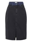 Objbeate Hw Denim Skirt E Aw Fair 23 Black Object