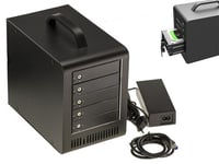 KALEA-INFORMATIQUE Boitier Baie USB 3.0 5G pour 5 disques durs SATA. Alimentation 78W, capacité 80TB. RAID MATERIEL 0 1 3 5 10 LARGE CLONE