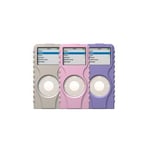 XtremeMac TuffWrap for iPod Nano (3 Pack) - Pink, Lavender & Grey