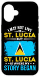 iPhone 16 Saint Lucian Roots Lucian Pride Design for St Lucian Case