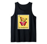 Mexican Bingo Game La Mariposa Tank Top