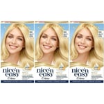 3 x Clairol Nice n Easy Permanent Hair Colour SB2 Ultra Light Cool Summer Blonde