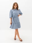 A-View Linen dress - Dame - Blå - 44