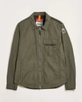 Parajumpers Rayner Peached Poplin Shirt Jacket Kombu Green