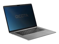 Dicota Secret - Notebookpersonvernsfilter - 2-Veis - Avtakbar - Magnetisk - 15" - Svart - For Apple Macbook Pro 15.4" (Late 2016, Mid 2017, Mid 2018)