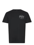 Classic Vl Heritage Chest Tee Black Superdry