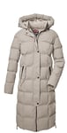 G.I.G.A. DX by killtec Femme Manteau matelassé/manteau fonctionnel avec capuche GW 2 WMN QLTD CT, hellsand, 40, 41338-000