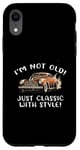 Coque pour iPhone XR Graphisme cadeau de voiture vintage I'm Not Old I'm Classic with Style