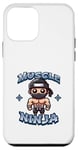 Coque pour iPhone 12 mini Ninja Musculaire Fort Et Mignon