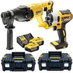 5035048699294 18V set: hammer-drill+corner; DCH133&DCF787+2x4AH,Lad 