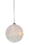 GLOW Glaskula 20cm 50LED Frostad